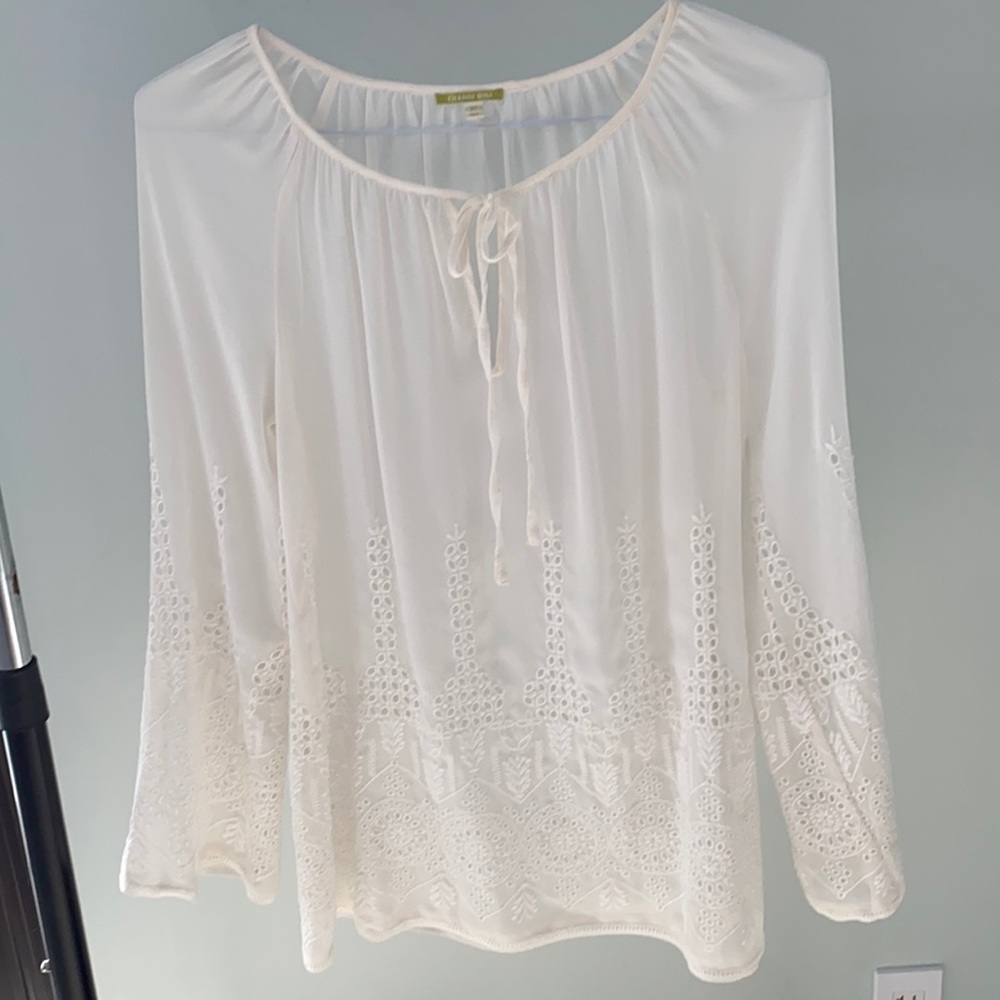 LOWER PRICE!!! Gianni Bini sheer blouse